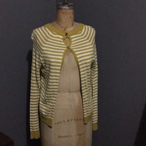 Anthropologie Striped Cardigan